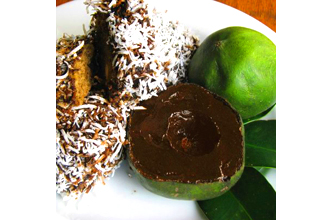 Chocolate Pudding Fruit - Black Sapote - TMF Florida Fruits - www.TMFflorida.com - Tropical Medical Fruits - www.TropicalMedicalFruits.com